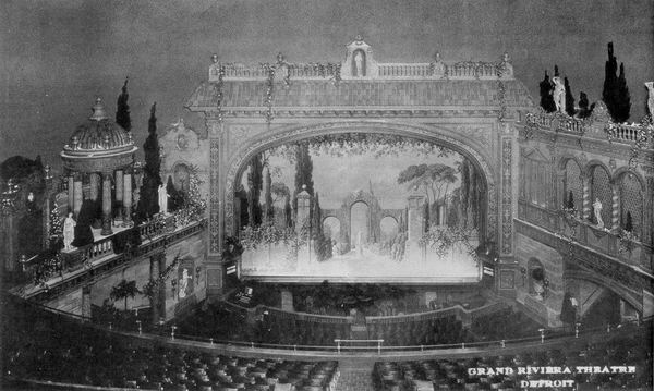 Riviera Theatre - AUDITORIUM AND STAGE FROM JOHN LAUTER
